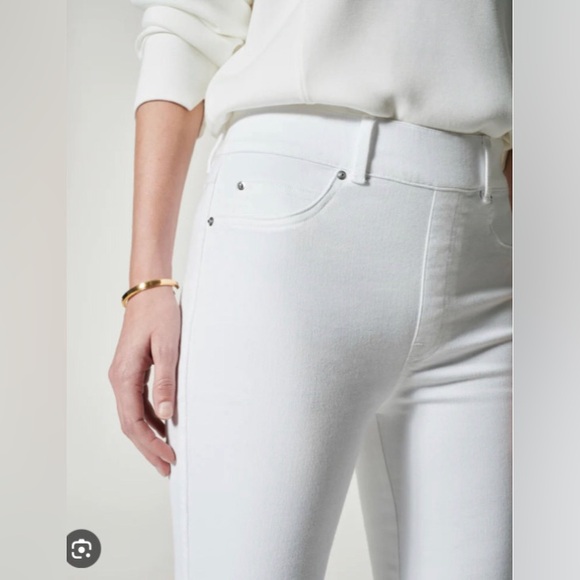 NWT Spanx White Skinny Jeans - Picture 2 of 2